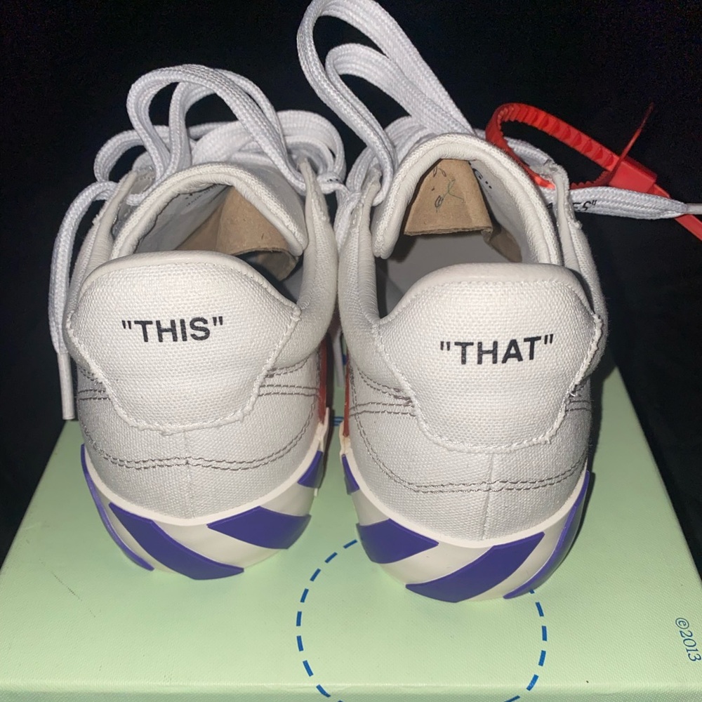 Off-White canvas sneakers sz 36 (6)